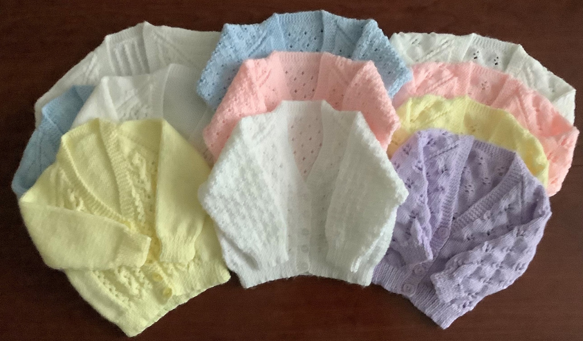 100 Knitted Baby Cardigans!
