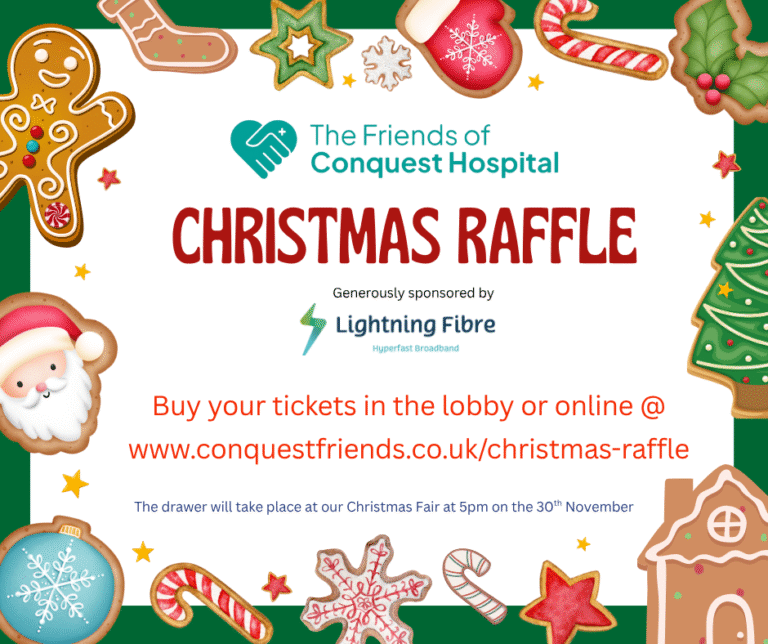 Friends of Conquest Hospital Christmas Raffle 2025 – The Friends of ...