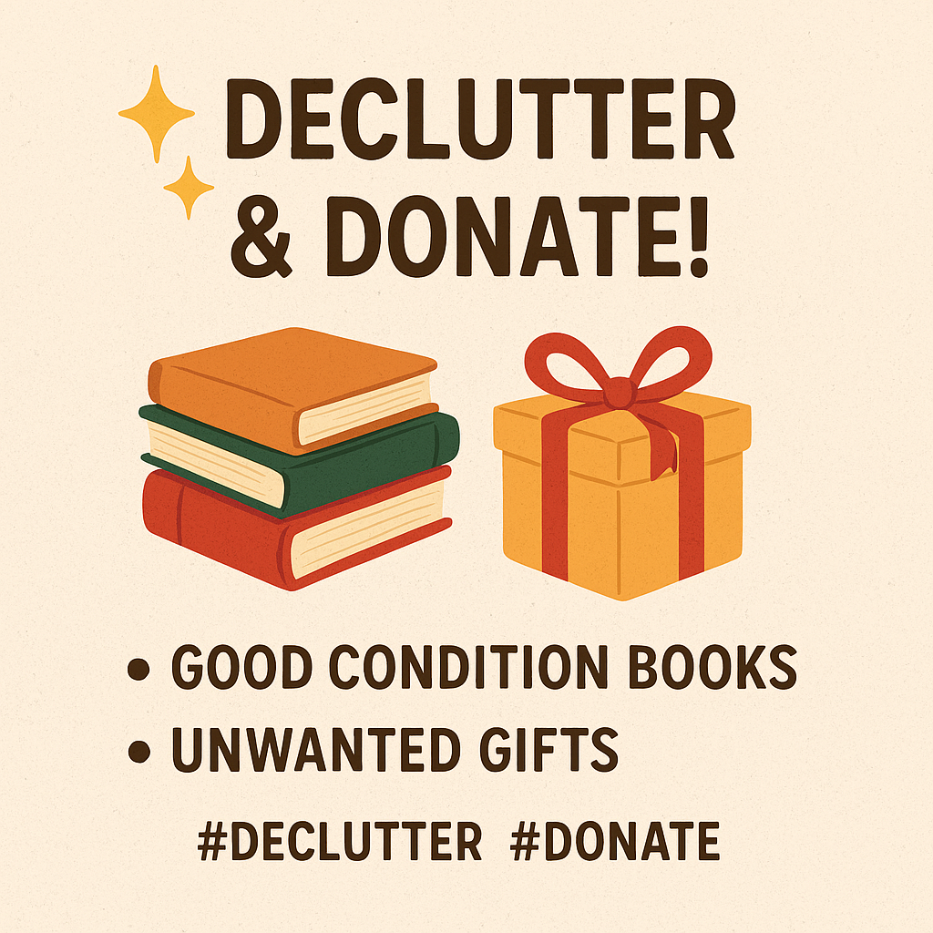 ✨ Declutter & Donate! ✨