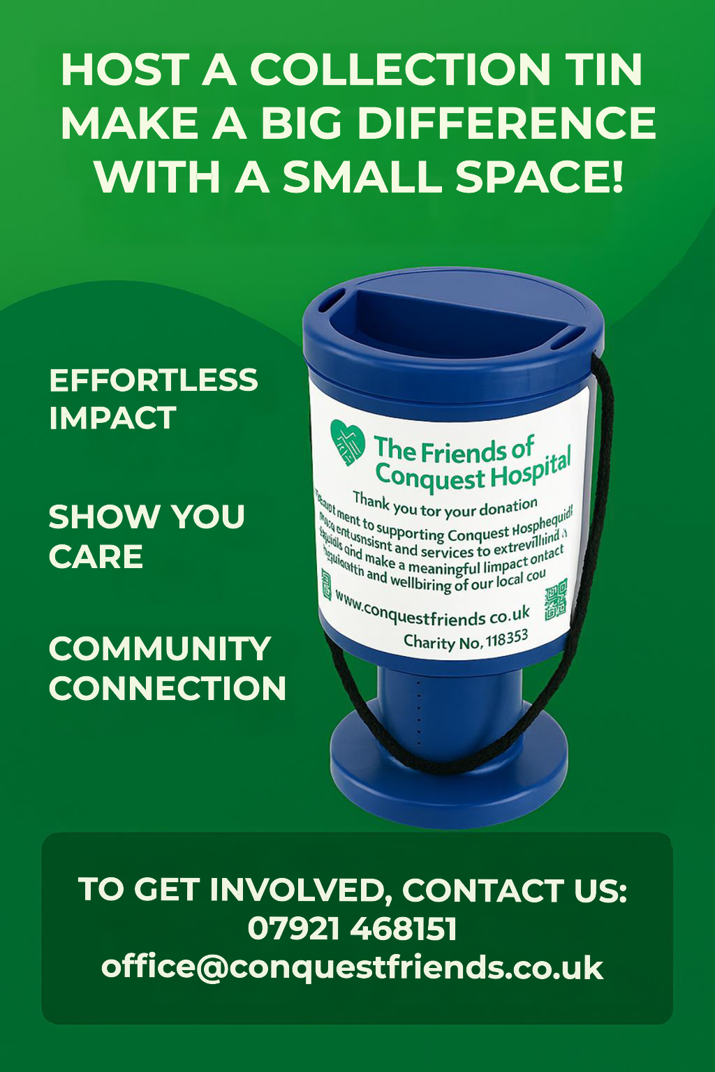 Host a Collection Tin – Make a Big Difference with a Small Space!