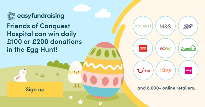 Hop to it and support Friends of Conquest Hospital this Easter!