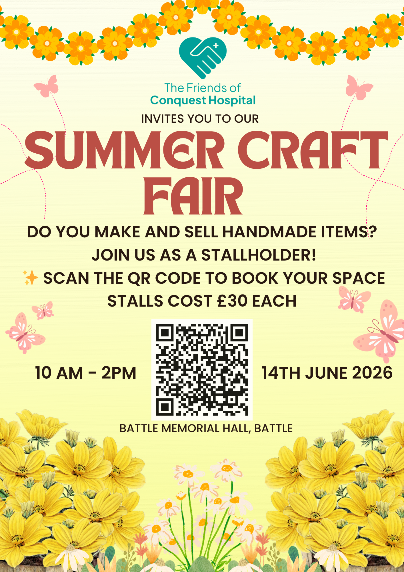 Craft Fair Summer Bookings Now Open!