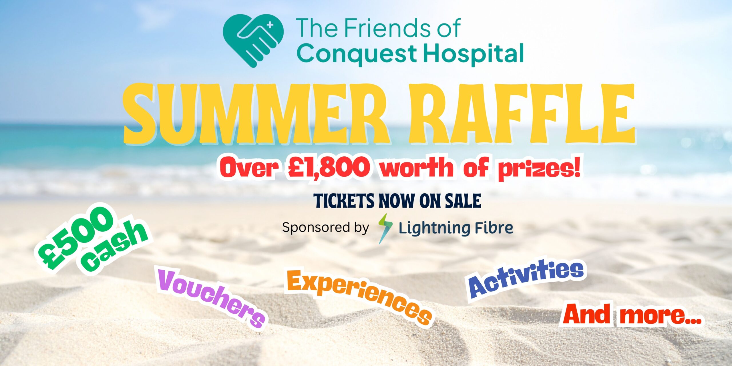 WIN £500 CASH & SUPPORT YOUR LOCAL HOSPITAL! 🌞