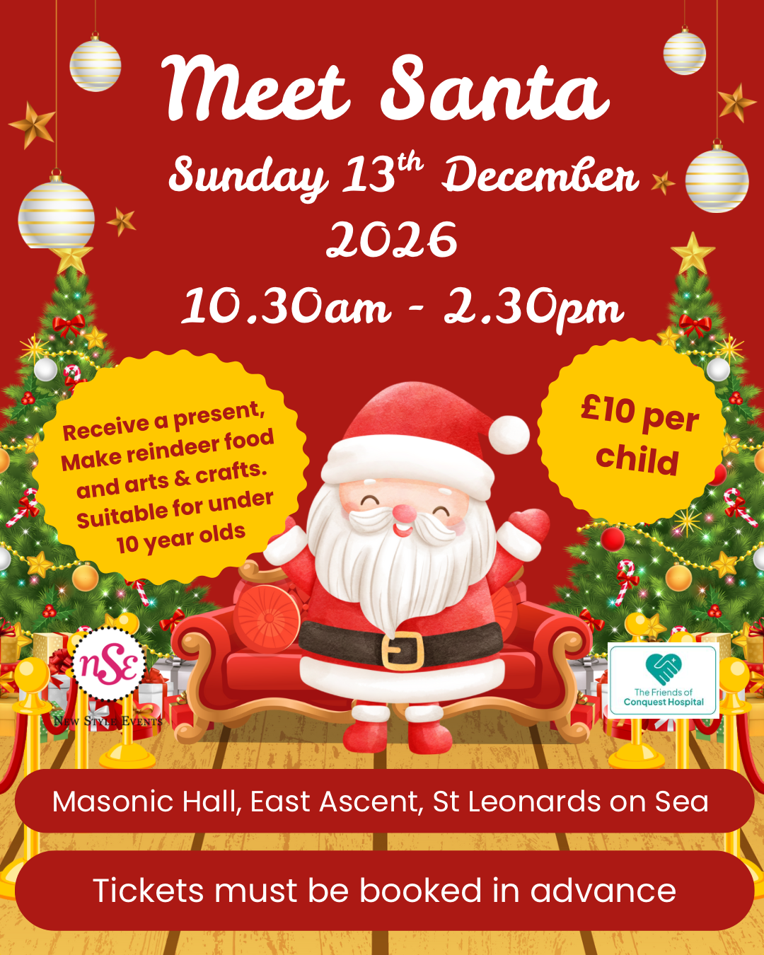 Visit Santa at Christmas Gift Market